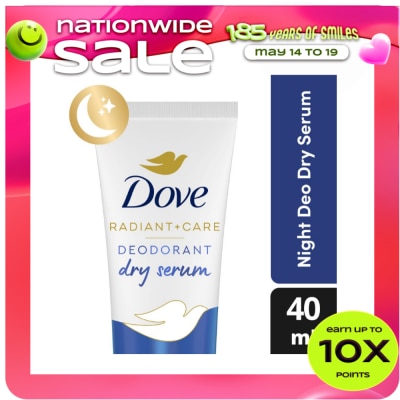 DOVE - Dove Radiant + Care Deodorant Dry Serum 3% Niacinamide x4 Hyaluronic Acid Night Repair 40ml