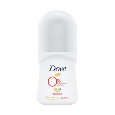 DOVE Dove Zero 0% Aluminum Roll On Deodorant Peach & Lemon Verbena 50ml