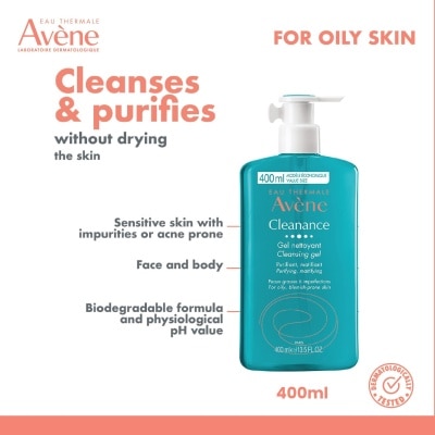 AVENE Cleanance Cleansing Gel - 400ml