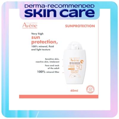 AVENE Mineral Fluid SPF50+ 40ml image