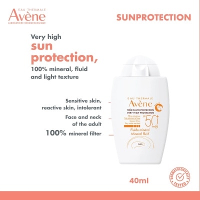 AVENE Mineral Fluid SPF 50 - 40ml