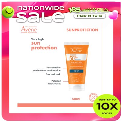 AVENE - Fragrance?Free Very High Protection Fluid SPF50+ 50ml