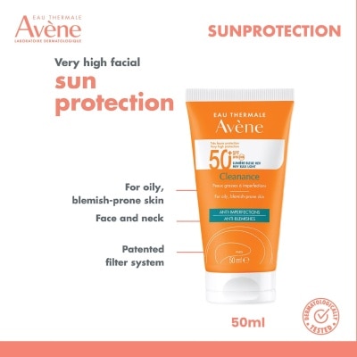 AVENE Cleanance Very High Protection SPF 50 50ml