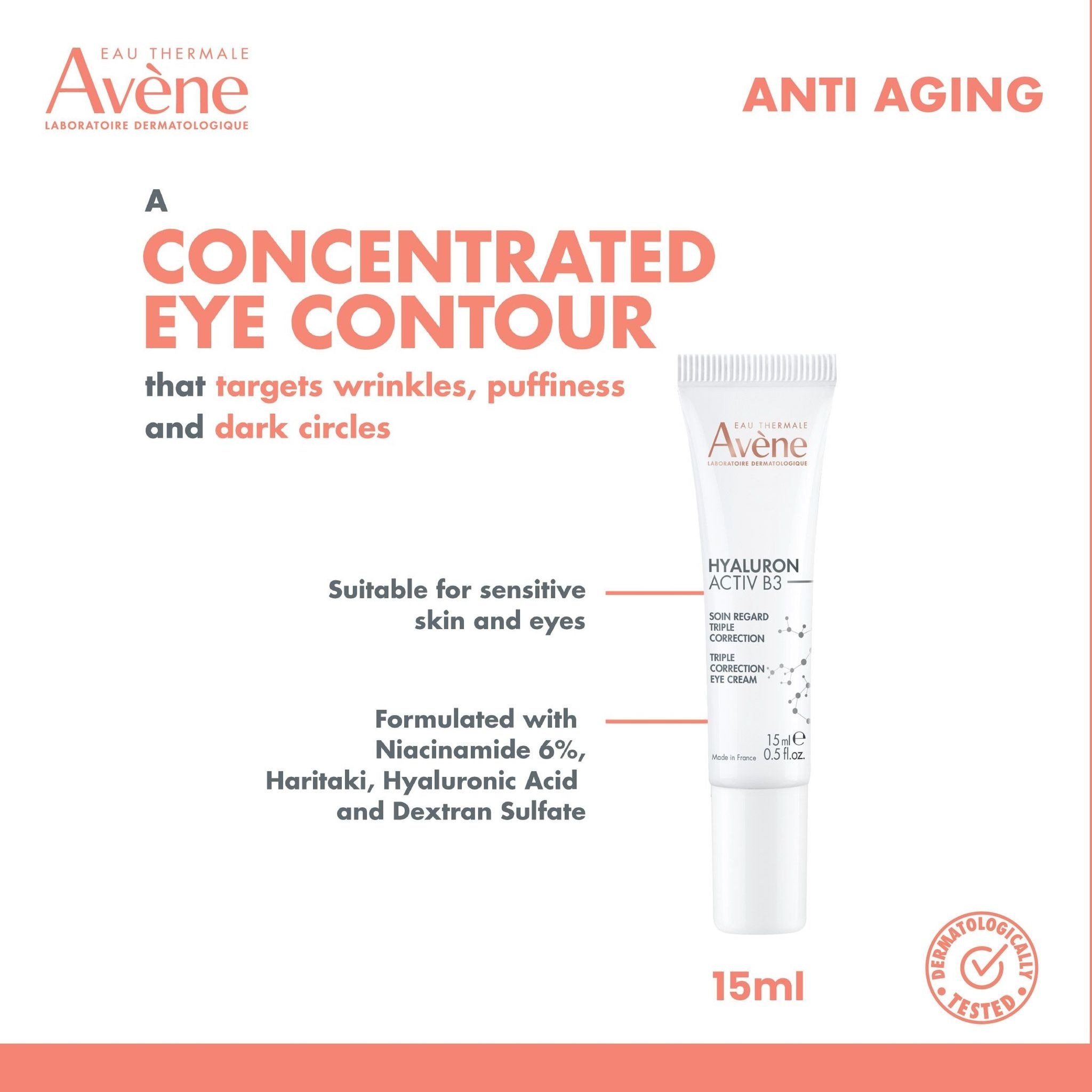 Hyaluron Activ B3 Eye Cream 15ml