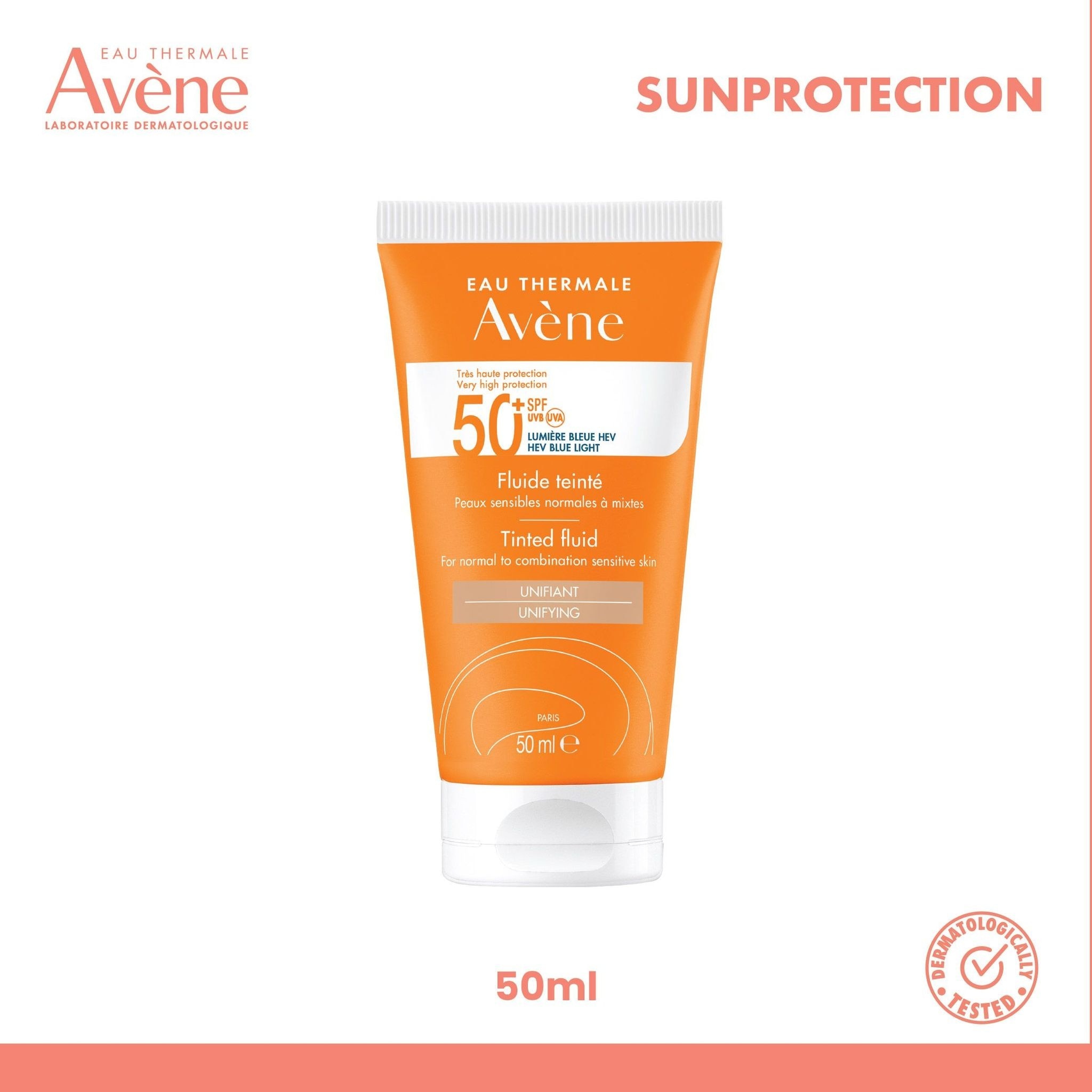 Tinted Fluid Very High Protection SPF50+-50ml