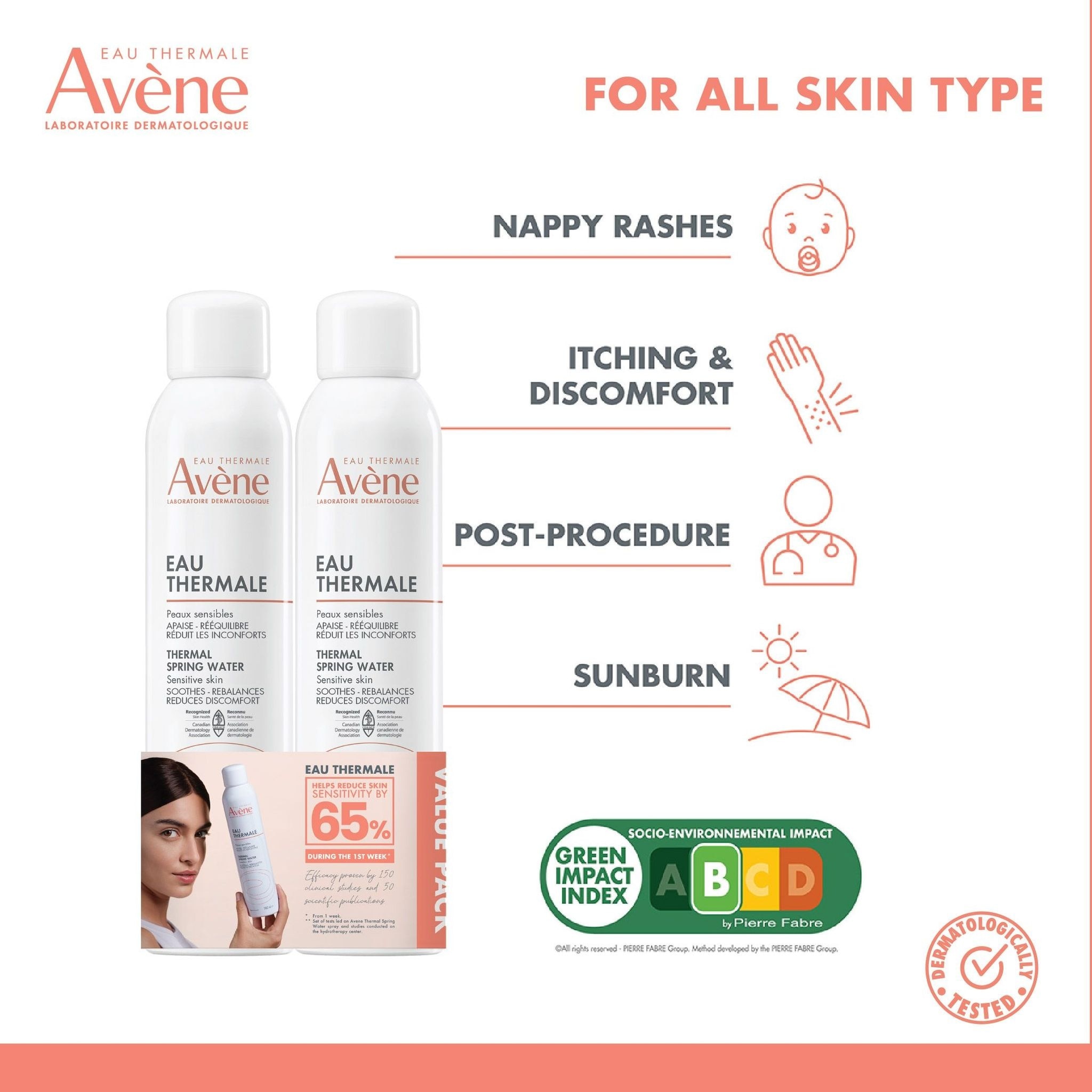 Thermal Spring Water Duo Pack - 300ml