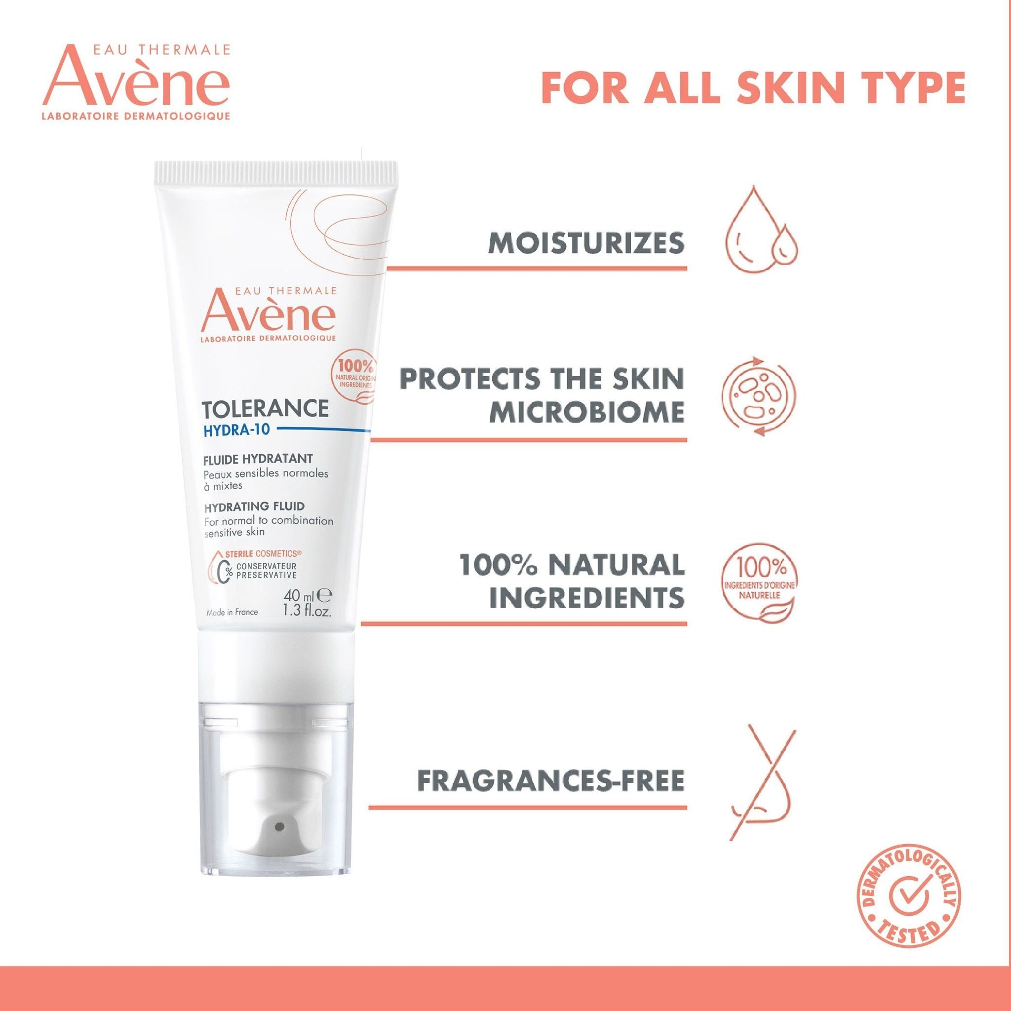 Tolerance Hydra-10 Hydrating Fluid-40ml