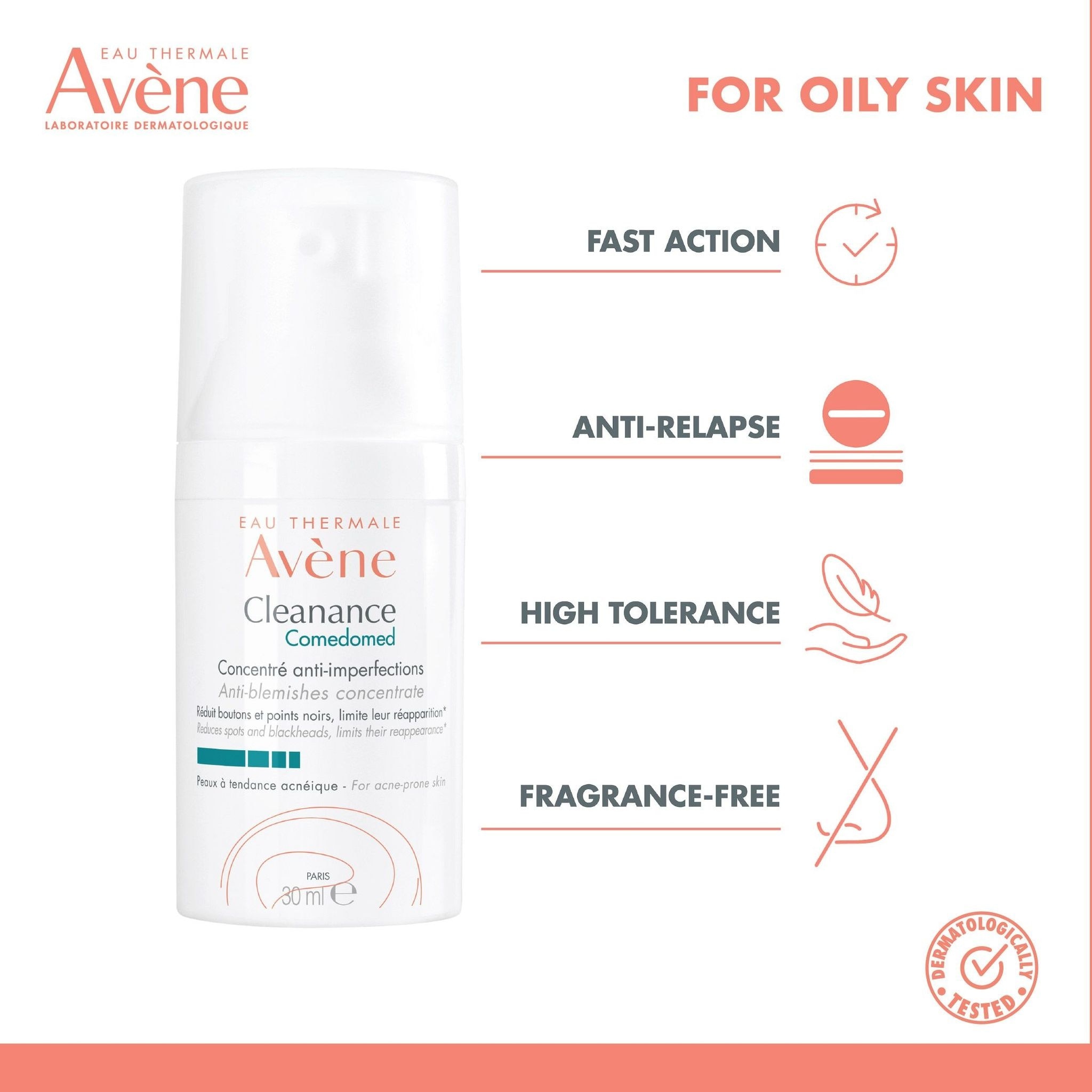 AVENE Cleanance Comedomed Anti-Blemishes Concentrate 30mL