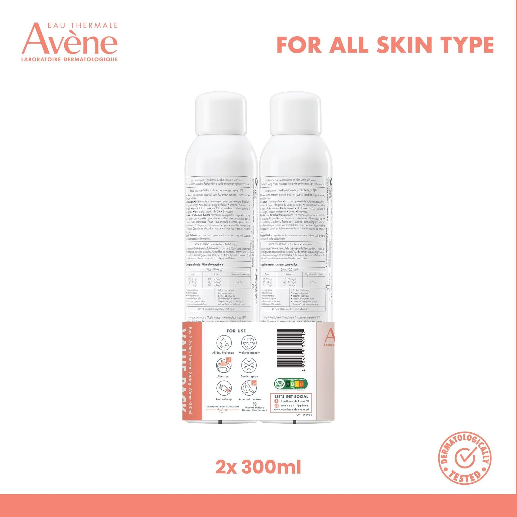 Thermal Spring Water Duo Pack - 300ml