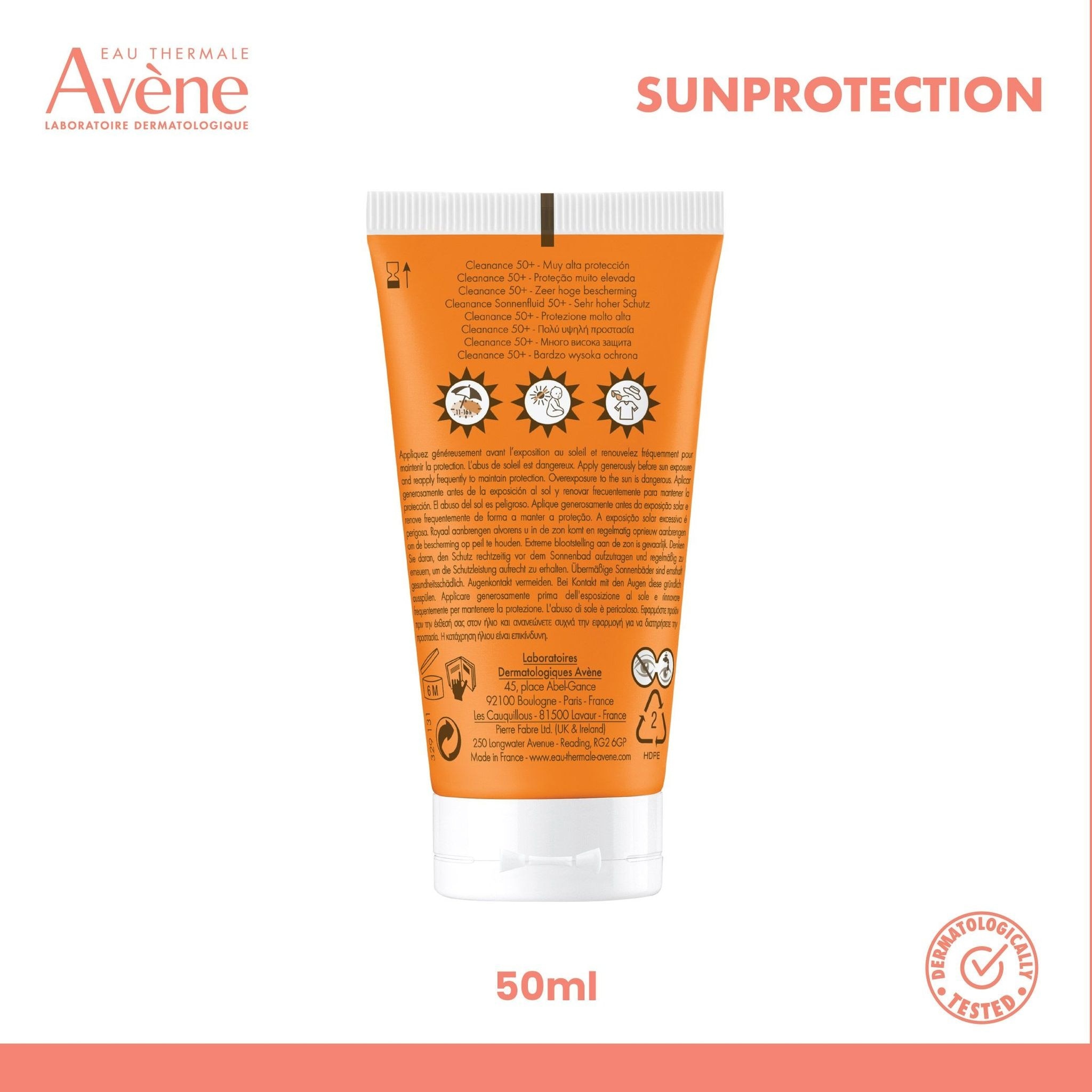 Tinted Fluid Very High Protection SPF50+-50ml