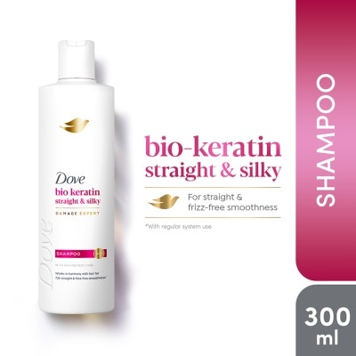 DOVE DOVE Bio-Keratin Straight and Silky Shampoo 340mL