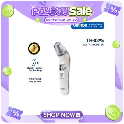 OMRON OMRON TH839S Digital Ear Thermometer for Baby and Body Temperature image