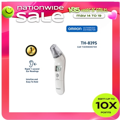 OMRON - OMRON TH839S Digital Ear Thermometer for Baby and Body Temperature