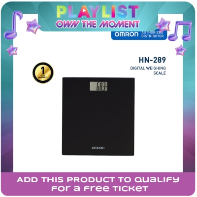 OMRON - OMRON HN-289-EBK Digital Body Weighing Weight Scale - Black