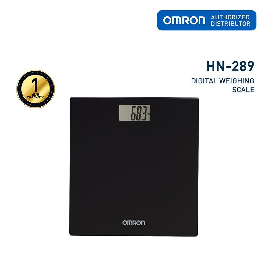 OMRON HN-289-EBK Digital Body Weighing Weight Scale - Black