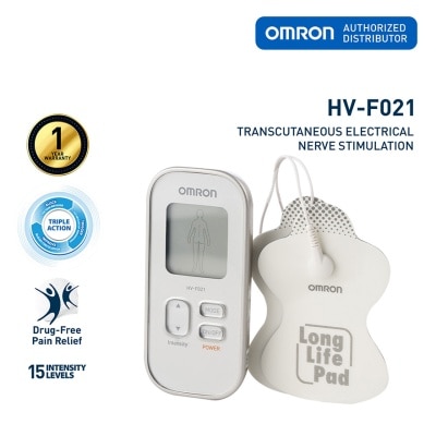 OMRON OMRON HV-F021 TENS Electronic Nerve Stimulator Massager Pain Therapy with TENS Pads