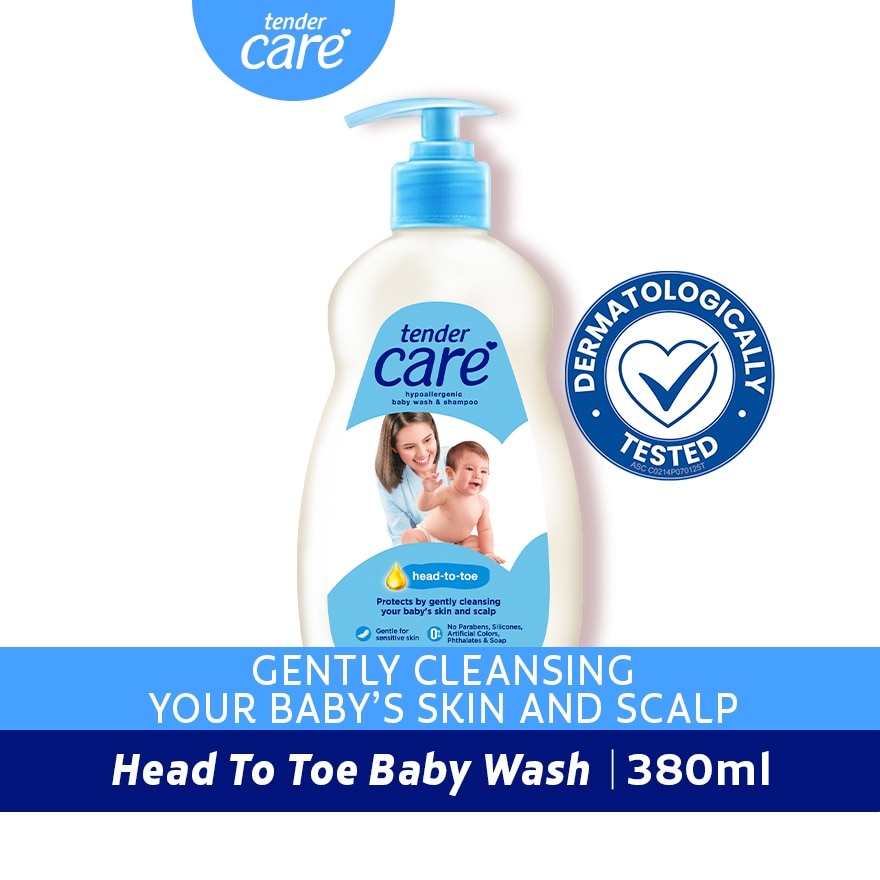 Tender Care Head to Toe Baby Wash 380mL image