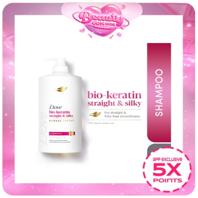 DOVE - DOVE DOVE Bio-Keratin Straight and Silky Shampoo 900mL