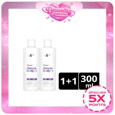 DOVE - DOVE DOVE Dermacare Scalp Anti-dandruff Shampoo Hairfall Recovery 300ml Buy2 Get 50% off