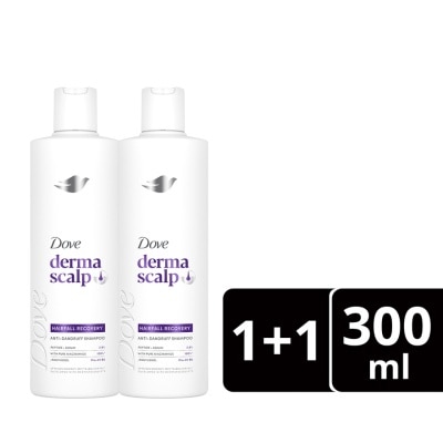 DOVE DOVE Dermacare Scalp Anti-dandruff Shampoo Hairfall Recovery 300ml BUY 1 TAKE 1
