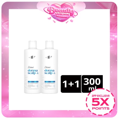 DOVE - DOVE Dermacare Anti-Dandruff Scalp Soothing Moisture Shampoo 300ml BUY 1 GET 2nd at 50% Off