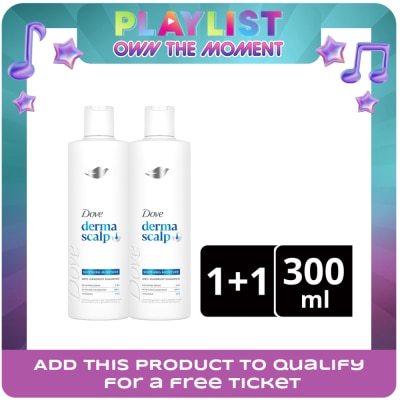 DOVE - DOVE Dermacare Anti-Dandruff Scalp Soothing Moisture Shampoo 300ml BUY 1 GET 2nd at 50% Off