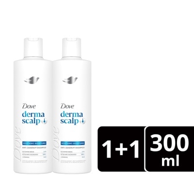 DOVE DOVE Dermacare Anti-Dandruff Scalp Soothing Moisture Shampoo 300ml BUY 1 GET 2nd at 50% Off