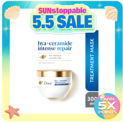 DOVE - DOVE Dove Hya+Ceramide Intense Repair Treatment Mask 300ml