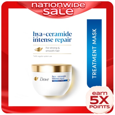 DOVE DOVE Dove Hya+Ceramide Intense Repair Treatment Mask 300ml