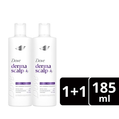 DOVE DOVE DOVE Dermacare Scalp Shampoo Hairfall Recovery 185ml Buy 1 Get 2nd At 50% Off