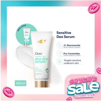 DOVE DOVE Radiant + Care Dry Serum Niacinamide + Ceramides Deodorant 40ml image