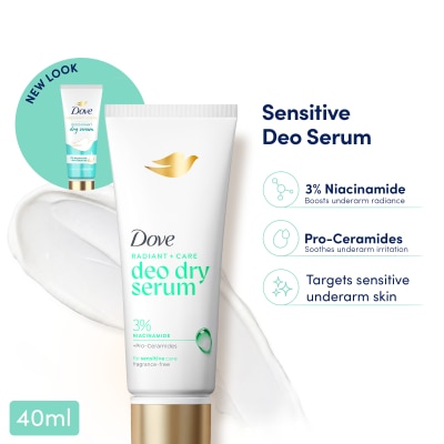 DOVE DOVE Radiant + Care Dry Serum Niacinamide + Ceramides Deodorant 40ml image