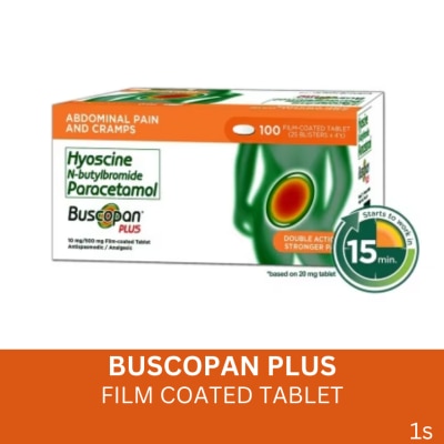 BUSCOPAN BUSCOPAN Plus 500mg Sold Per Piece