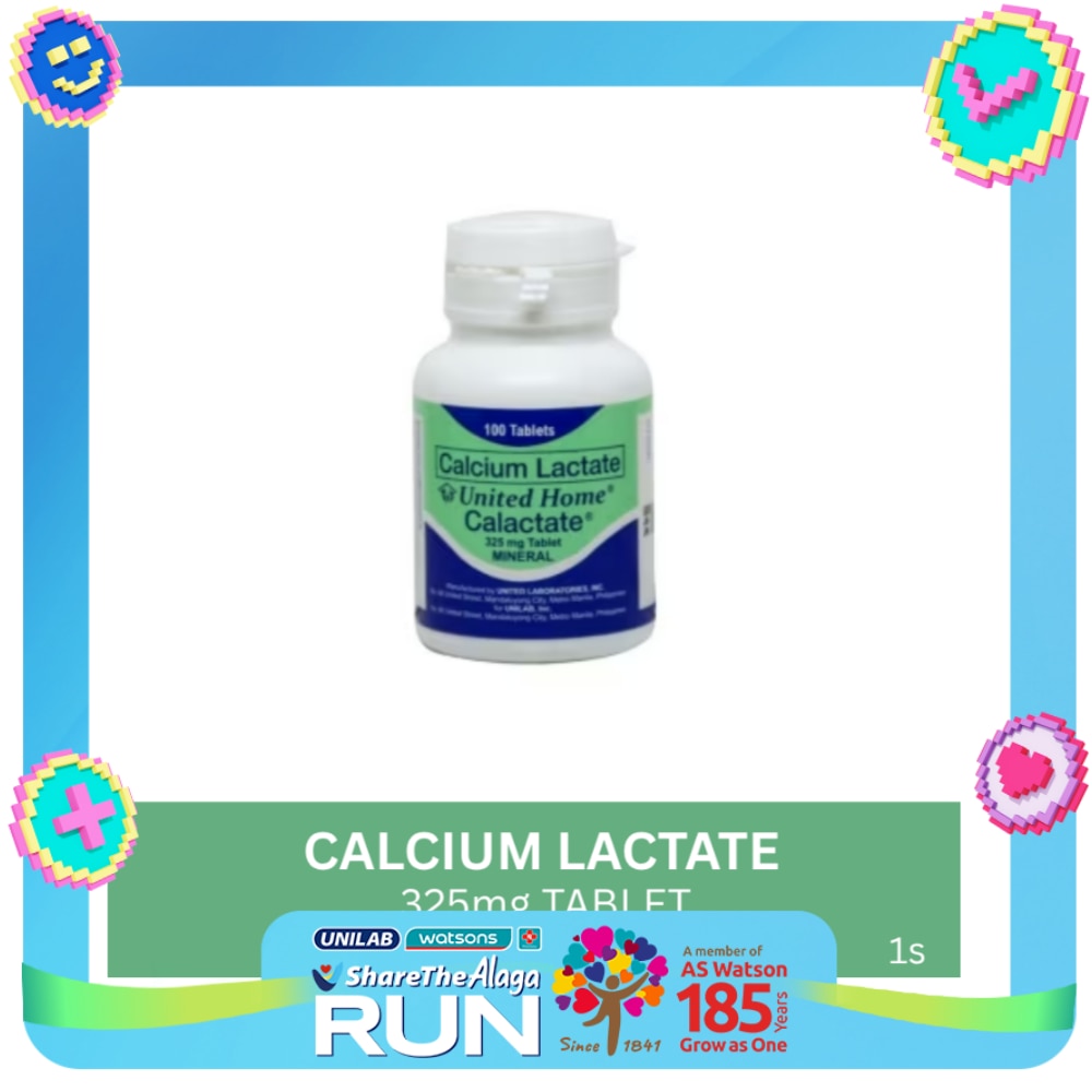 Calcium lactate 1 Tablet 325mg