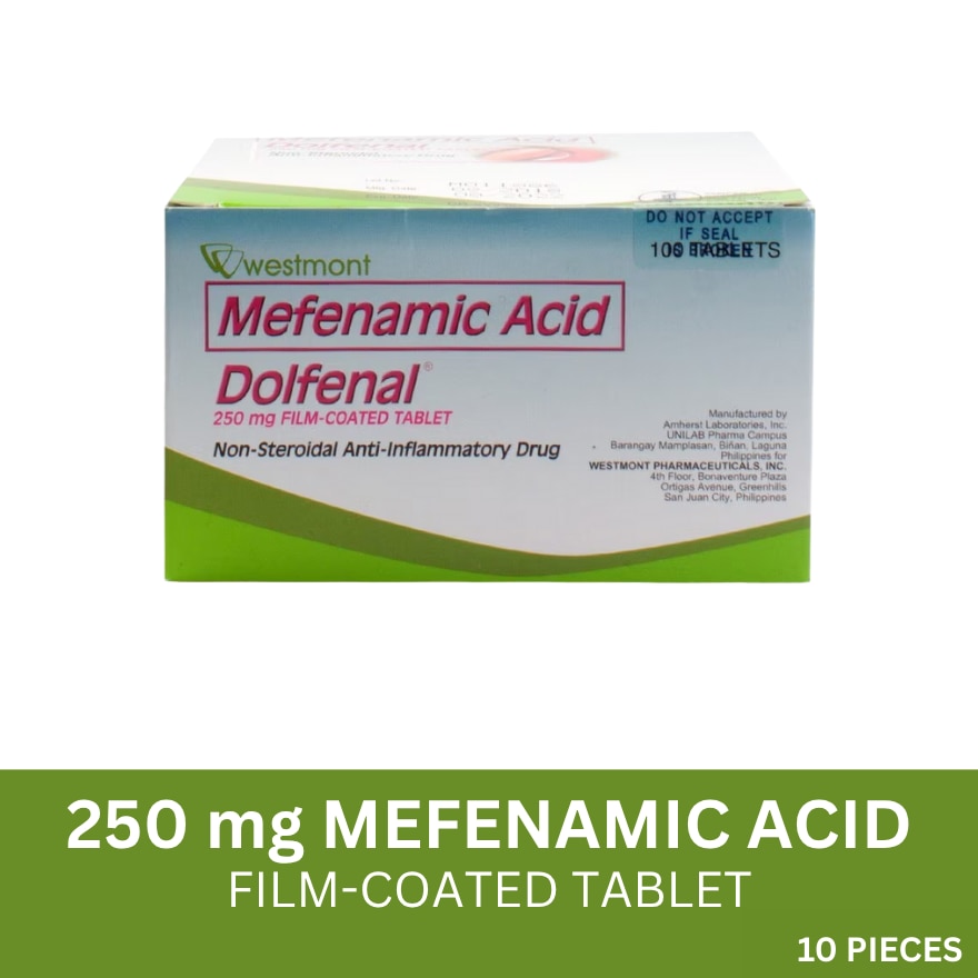 DOLFENAL 250MG TABLET 10 PIECES