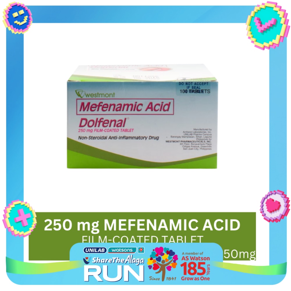 DOLFENAL Mefenamic Acid 250mg Sold Per Piece