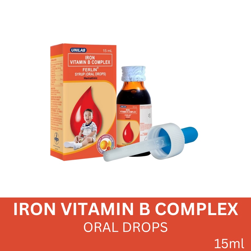 Iron Vitamin B-complex Drops 15mL