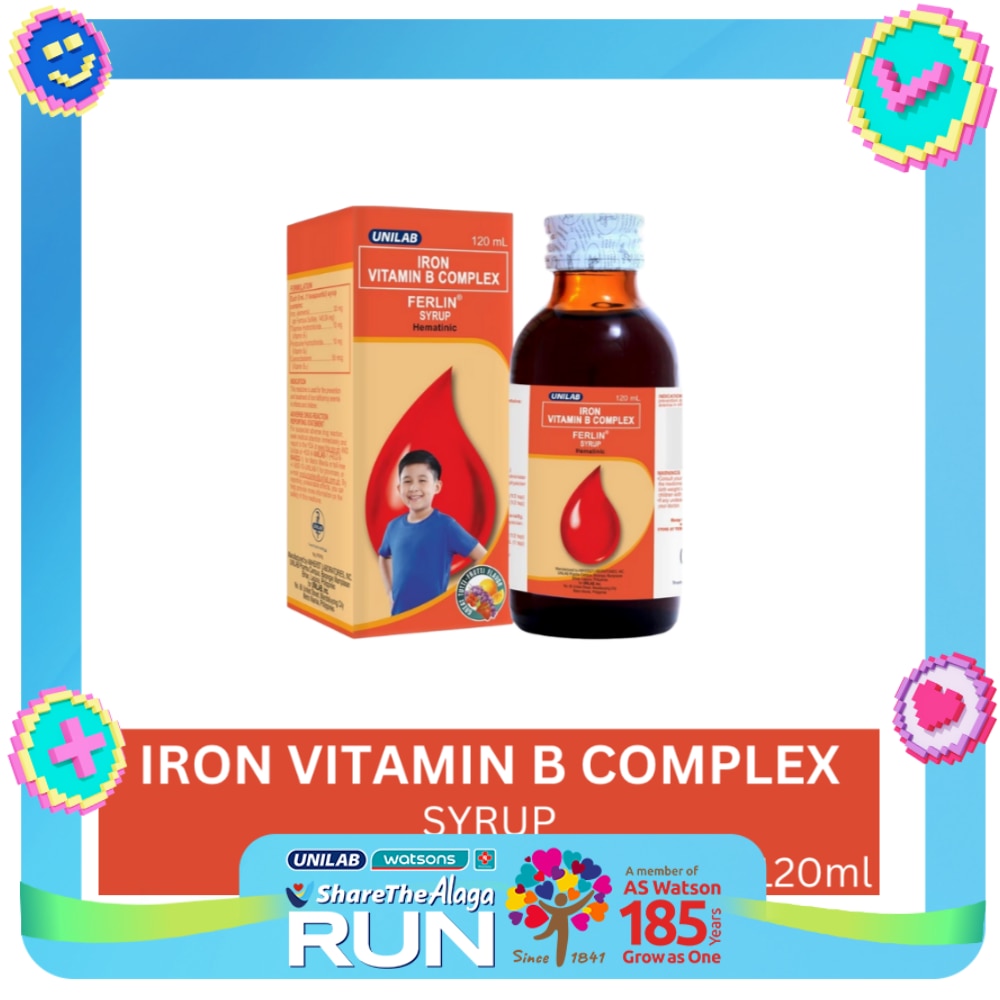 Iron; Vitamin B-Complex Syrup 120mL