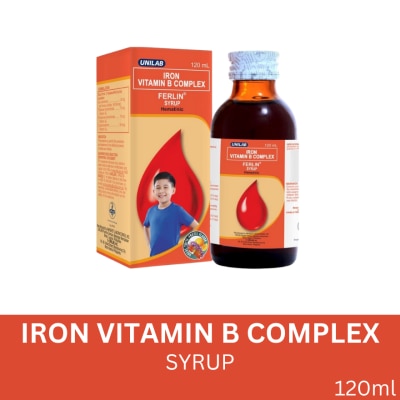 FERLIN Iron; Vitamin B-Complex Syrup 120mL