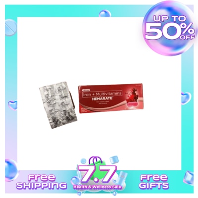 HEMARATE Iron + Multivitamins 1 Tablet