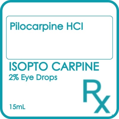 ISOPTO Pilocarpine Hydrochloride 2% Eye Drops 15mL [PRESCRIPTION REQUIRED]