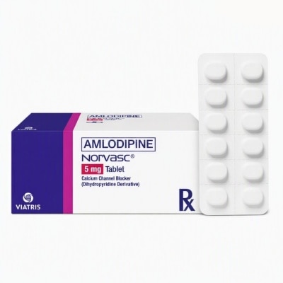 NORVASC - Norvasc 5mg Sold Per Piece [PRESCRIPTION REQUIRED] image