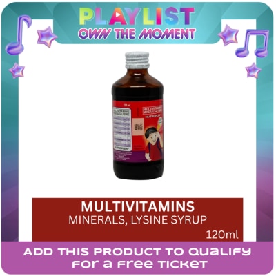 NUTROPLEX - Multivitamins; Minerals; Lysine Syrup 120 mL