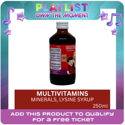 NUTROPLEX - Multivitamins; Minerals; Lysine Syrup 250mL