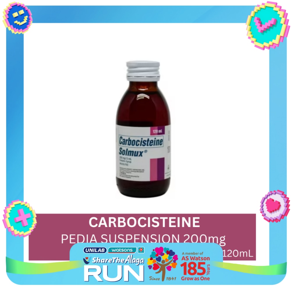 Carbocisteine Pedia Suspension 200mg X 120mL