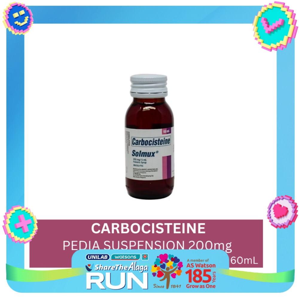 Carbocisteine Pedia Suspension 200mg X 60mL