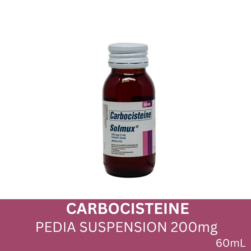 Carbocisteine Pedia Suspension 200mg X 60mL
