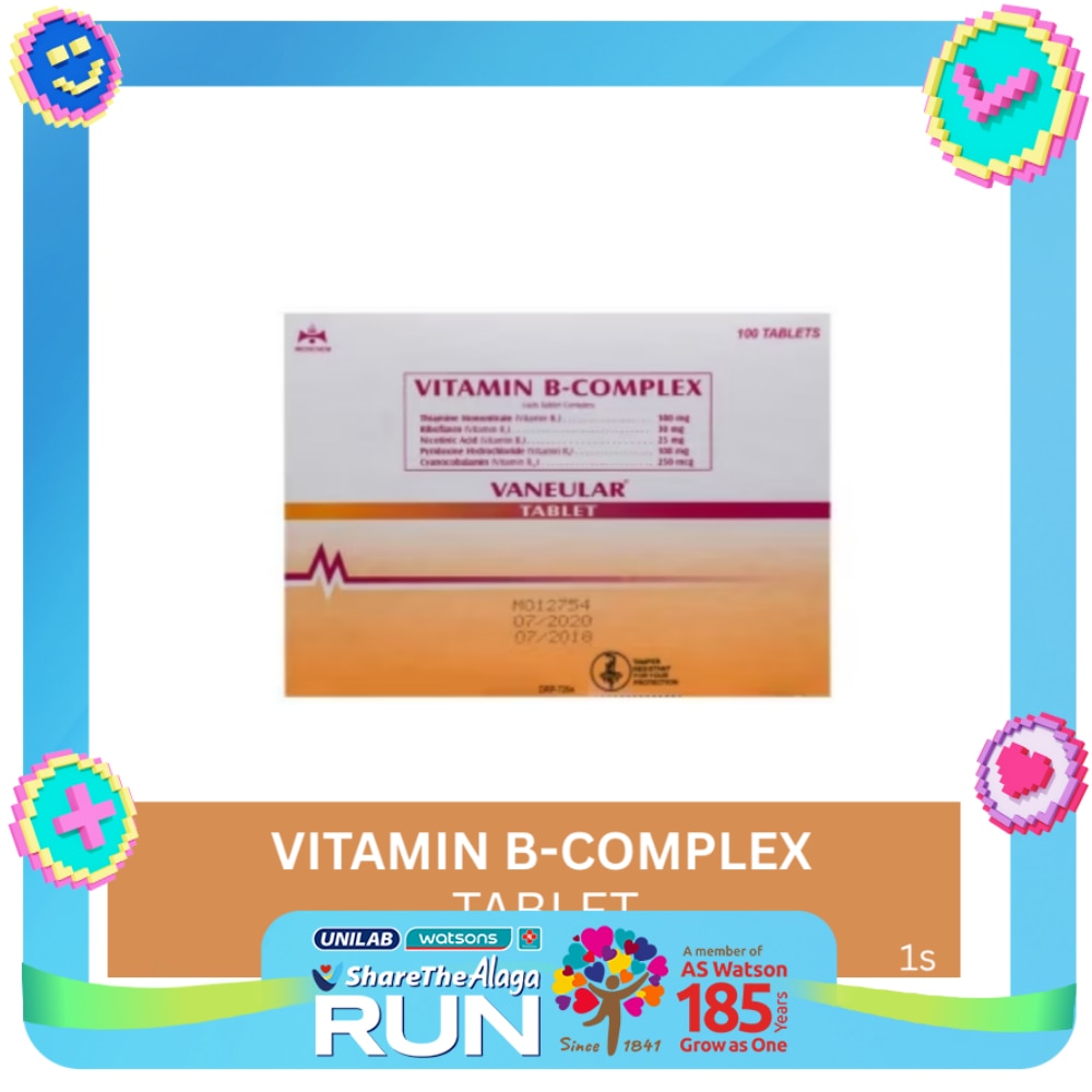 VANEULAR Vitamin B Complex Sold Per Piece
