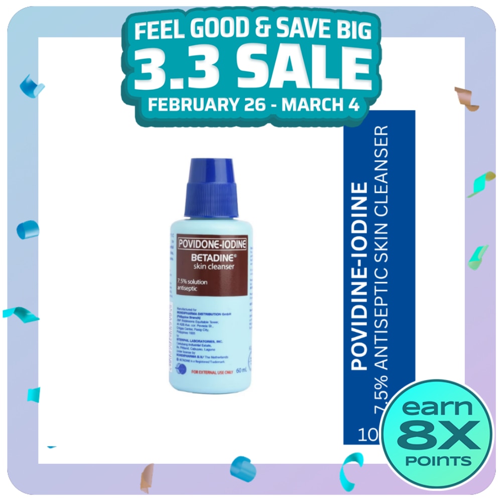 Povidone Iodine 7.5% Cleanser 60mL