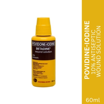 BETADINE Povidone Iodine 10% Wound Solution 60mL